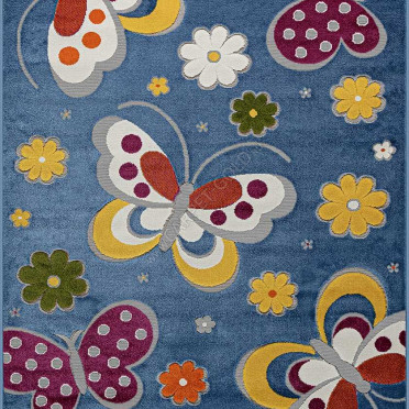 Ковер белорусский Киндер Микс 52970 STAN голубой