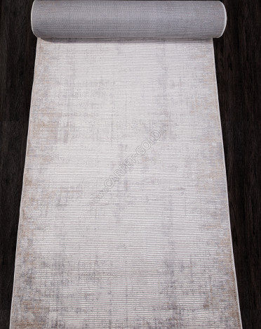 Ковер турецкий 22376A Durkar (PP Heatset Высокоплотный, серый)