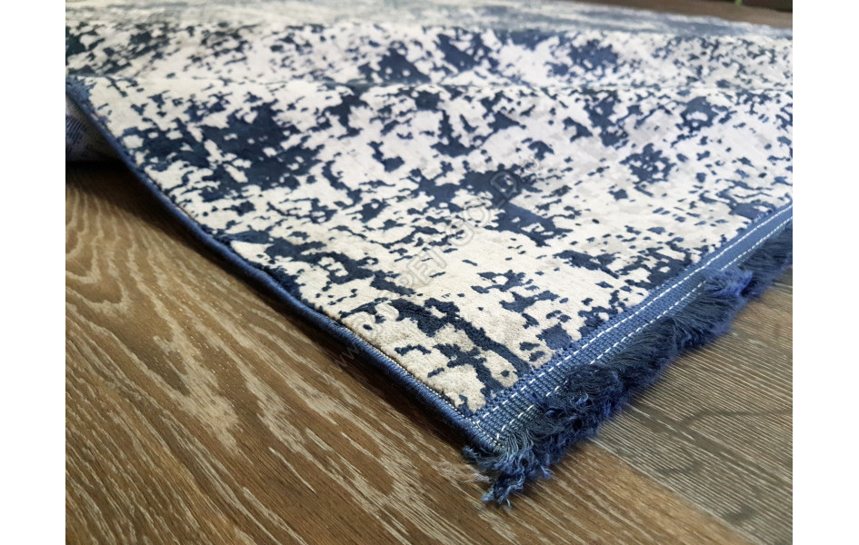 Ковер из вискозы Forsage ДИЗАЙН B098Q ЦВЕТ CREAM / BLUE