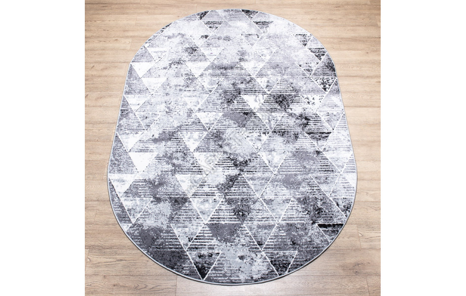 Ковер геометрия ДИЗАЙН 15750 ЦВЕТ 10744 Лайла де Люкс овал