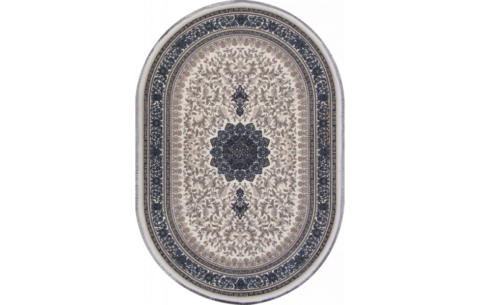 Ковер 752306 - 000 - Овал - коллекция KASHAN