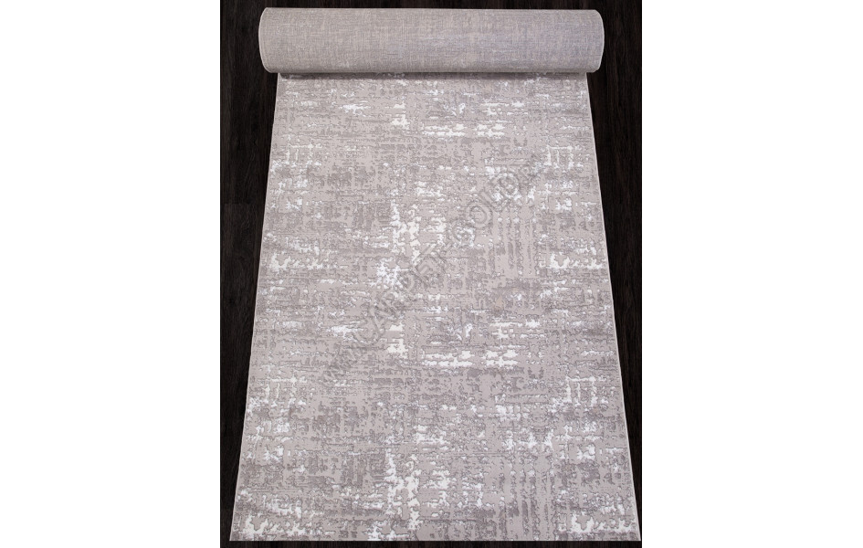 Ковровая дорожка 8667 - GRAY-CREAM - коллекция RICHI