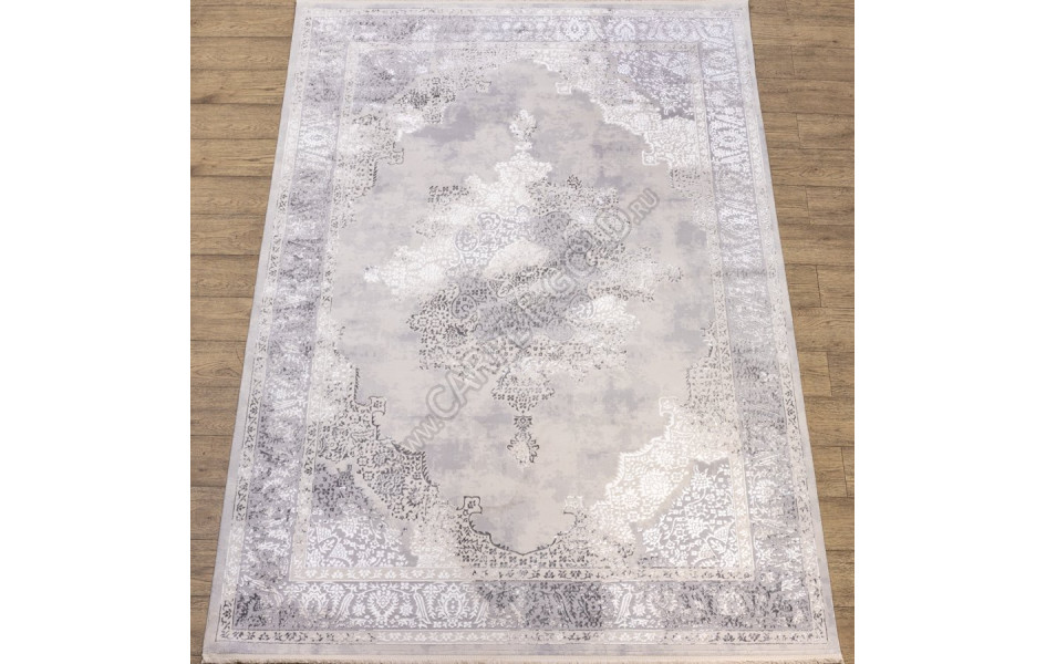 КОВРЫ ДИЗАЙН N887A ЦВЕТ WHITE / GRAY2 Prado