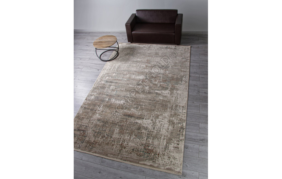 Ковер G381J2 - BEIGE / D.GREY - Прямоугольник - коллекция ROYAL