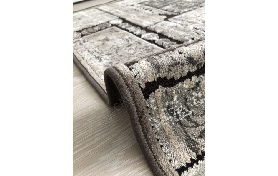 Бельгийский ковер с рисунком в стиле пэчворк Genova 38405 7575 70 Овал