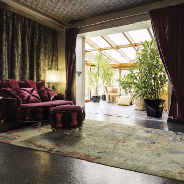 Ковер из бамбукового шелка